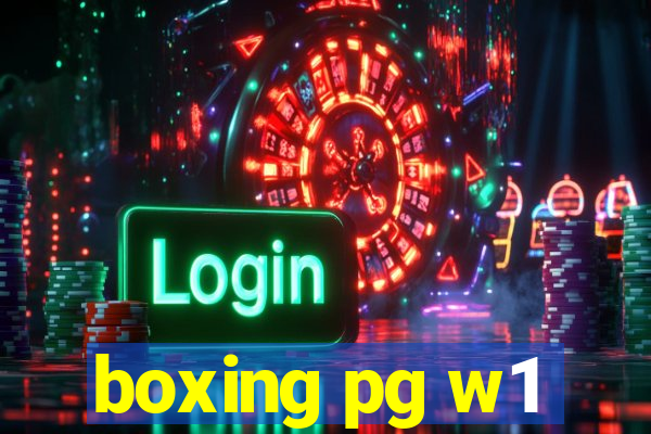 boxing pg w1